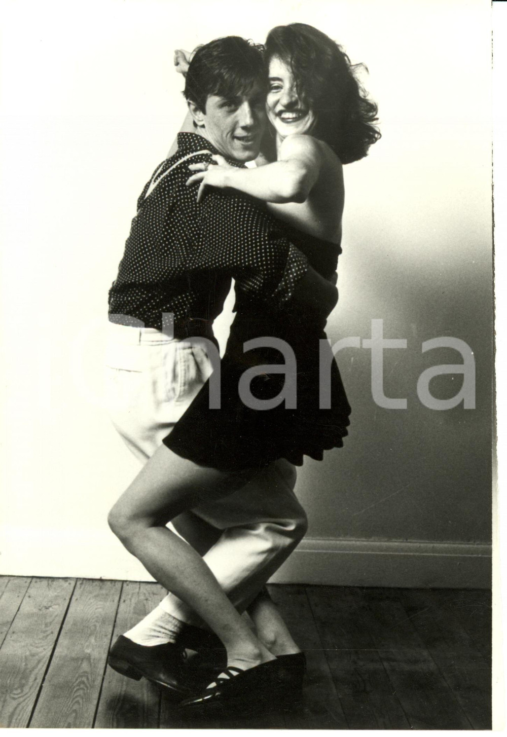 Fotografia d epoca originale 1989 PARIS Coppia di ballerini di LAMBADA  Il ballo piÃ¹ sexy del mondo Foto 1