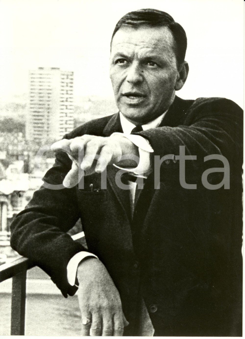 Fotografia d epoca originale 1978 TELEVISION Suisse Romande SUPERSTAR SINATRA & FRIENDS Photo publicitÃ© 1