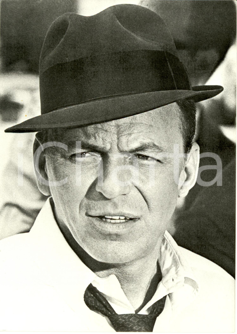 Fotografia d epoca originale 1978 TELEVISION SUISSE ROMANDE Frank SINATRA Tony Rome est dangereux  Photo 1