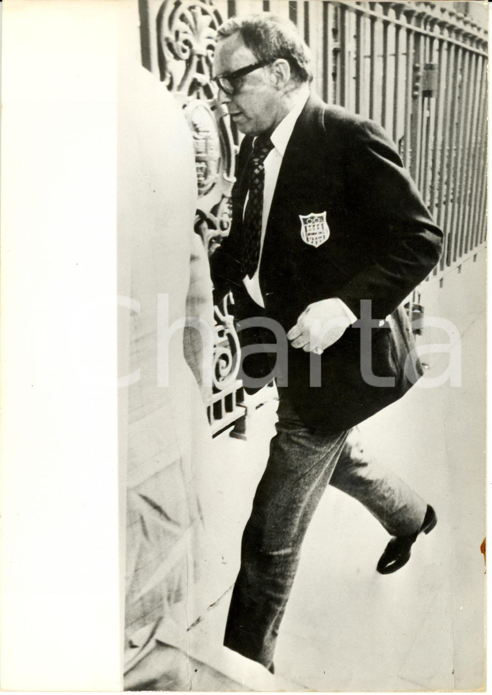 Fotografia d epoca originale 1975 LONDON Frank SINATRA ha vinto contro la BBC che lo accusava di mafia Foto 1