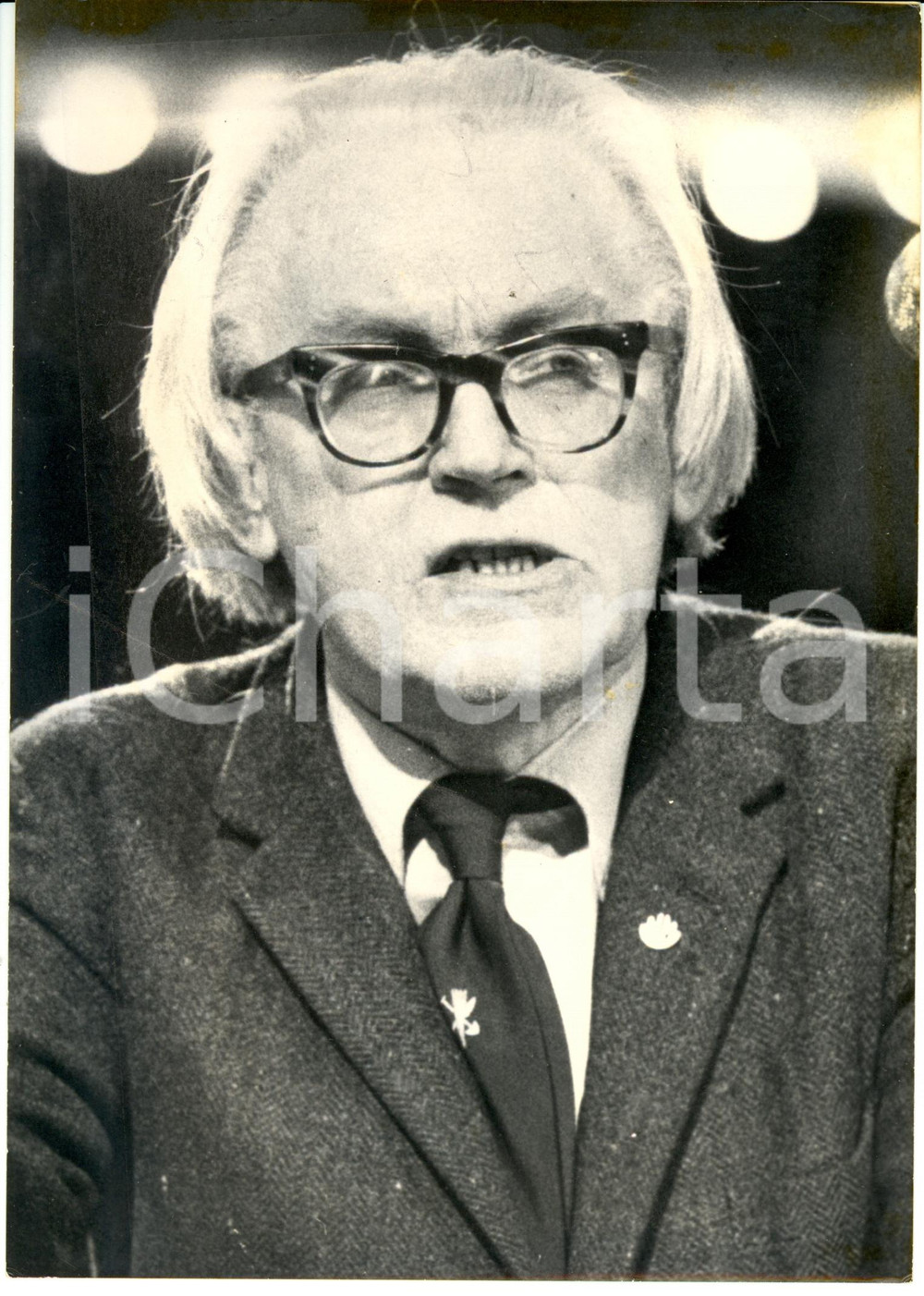 Fotografia d epoca originale 1976 LONDON Michael FOOT Partito LABURISTA candidato segretario  Fotografia 1