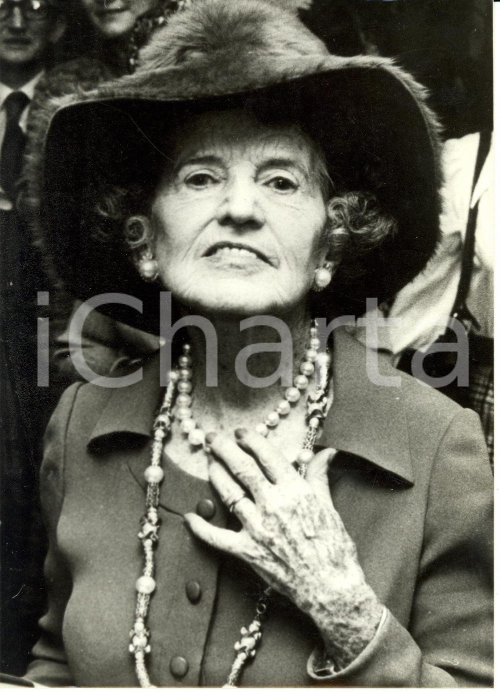 Fotografia d epoca originale 1980 BOSTON USA Rose KENNEDY ricoverata per un intervento all intestino Photo 1