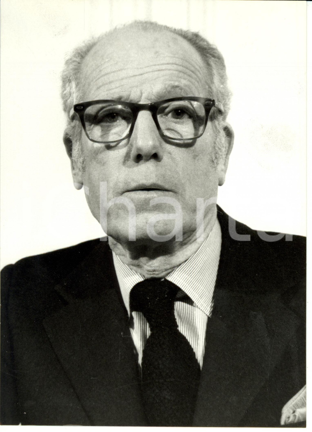 Fotografia d epoca originale 1982 PARIS Alain de ROTHSCHILD President CRIF et Consistoire Israelire Central 1