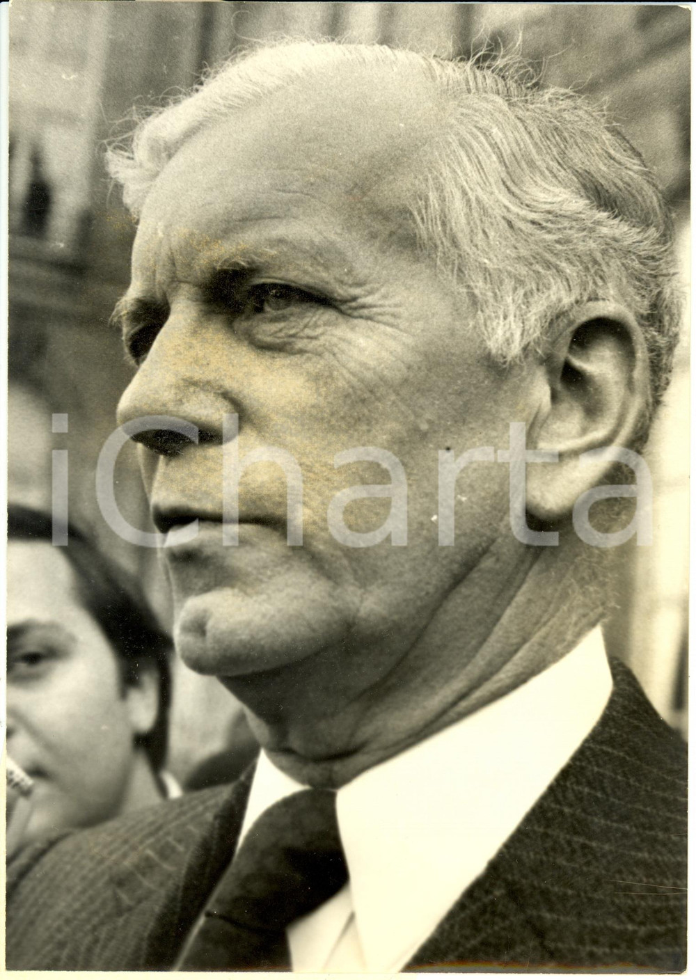 Fotografia d epoca originale 1974 PARIS AimÃ© PAQUET nuovo Mediatore della Repubblica Fotografia 1