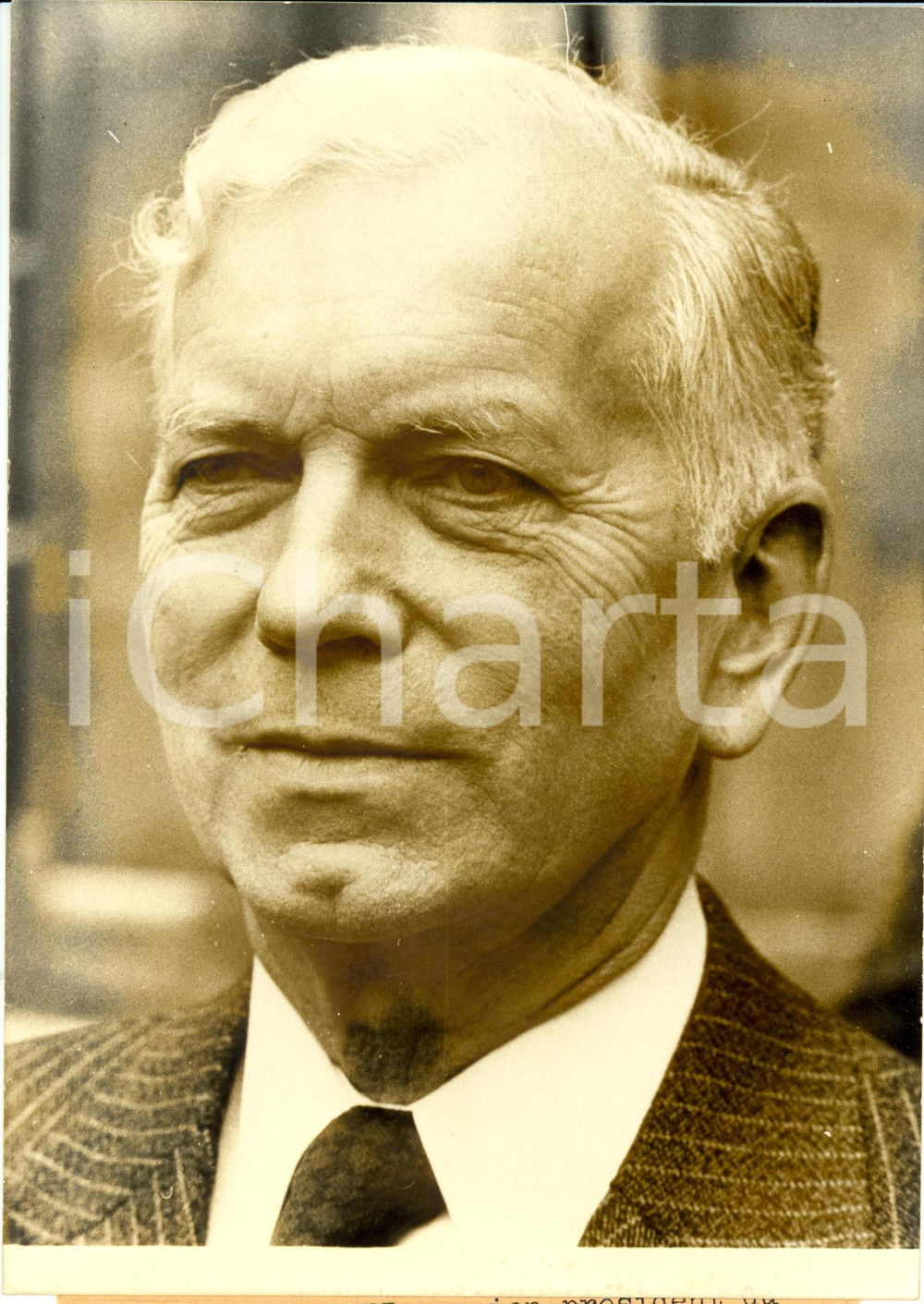 Fotografia d epoca originale 1974 PARIS AimÃ© PAQUET nuovo Mediatore della Repubblica Foto 12 x 17 cm 1