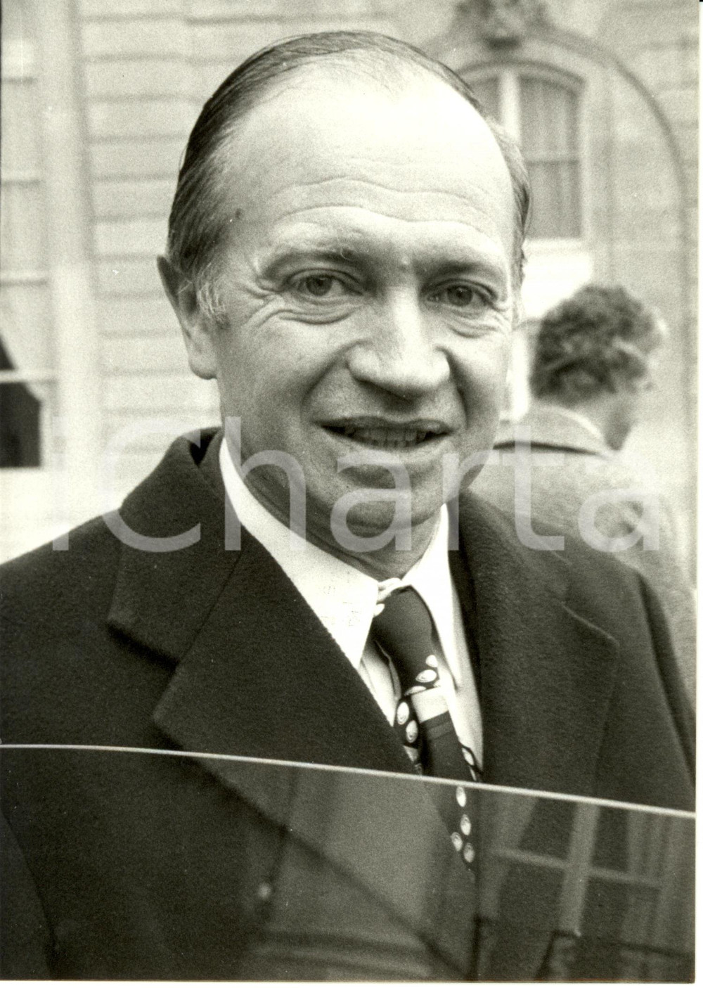 Fotografia d epoca originale 1984 PARIS Marceau LONG nuovo presidente AIR FRANCE dopo Pierre GIRAUDET Foto 1