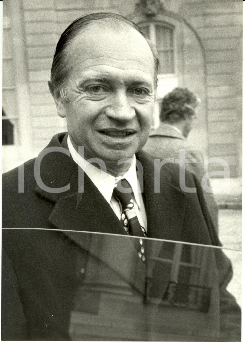 Fotografia d epoca originale 1984 PARIS Marceau LONG futuro presidente AIR FRANCE dopo Pierre GIRAUDET Foto 1