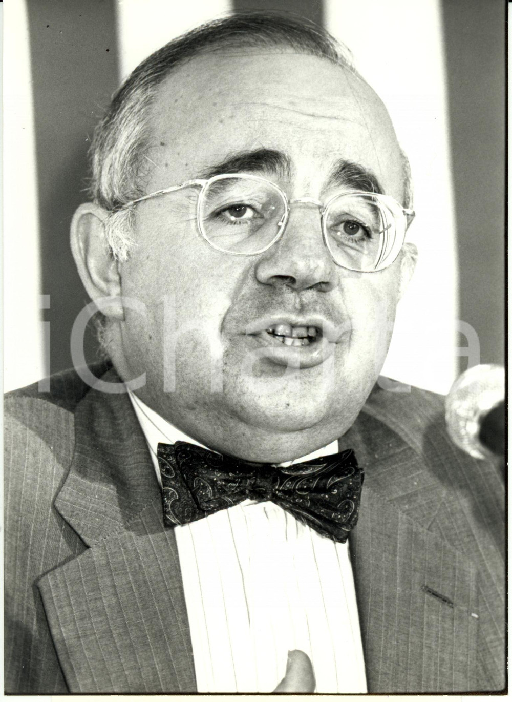 Fotografia d epoca originale 1986 PARIS Jacques RIGAUD RTL EDIRADIO Administrateur dÃ©lÃ©guÃ© Photographie 1