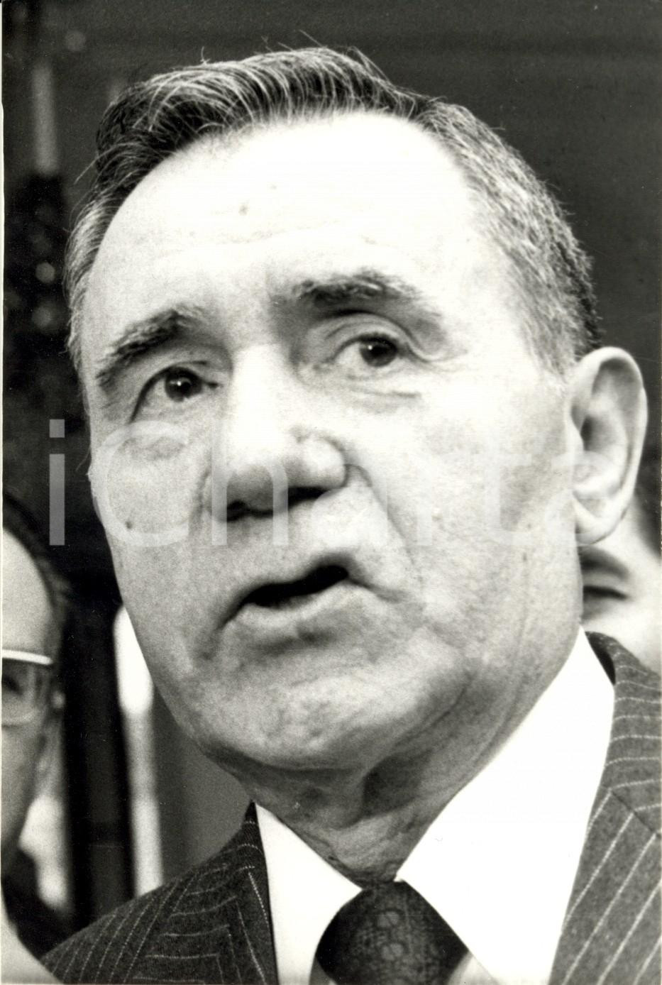 Fotografia d epoca originale 1984 MOSCA URSS Andrej GROMYKO all incontro con Ronald REAGAN Foto AGIP 1