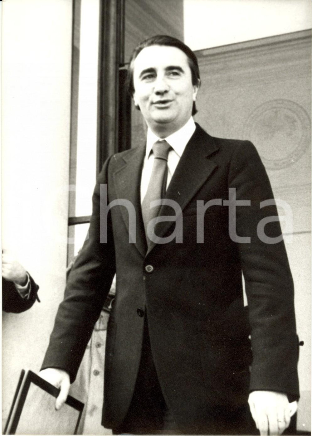 Fotografia d epoca originale 1978 PARIS F Ministro JeanPierre SOISSON al Consiglio ministri governo BARRE 1