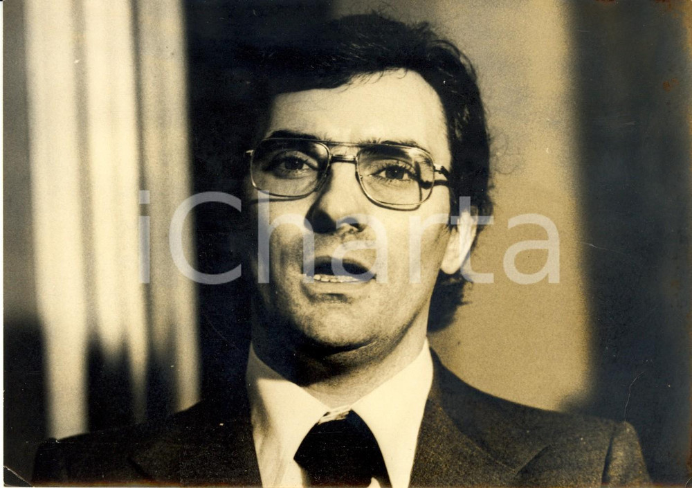 Fotografia d epoca originale 1975 PARIS Ritratto di Bernard LOTH nuovo Presidente Union Jeunes Gaullistes 1