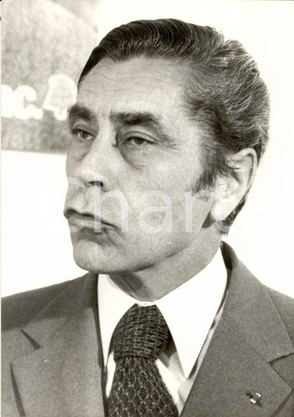 Fotografia d epoca originale 1978 PARIS F Yves GUENA replica a deputato Alain PEYREFITTE R.P.R. 1