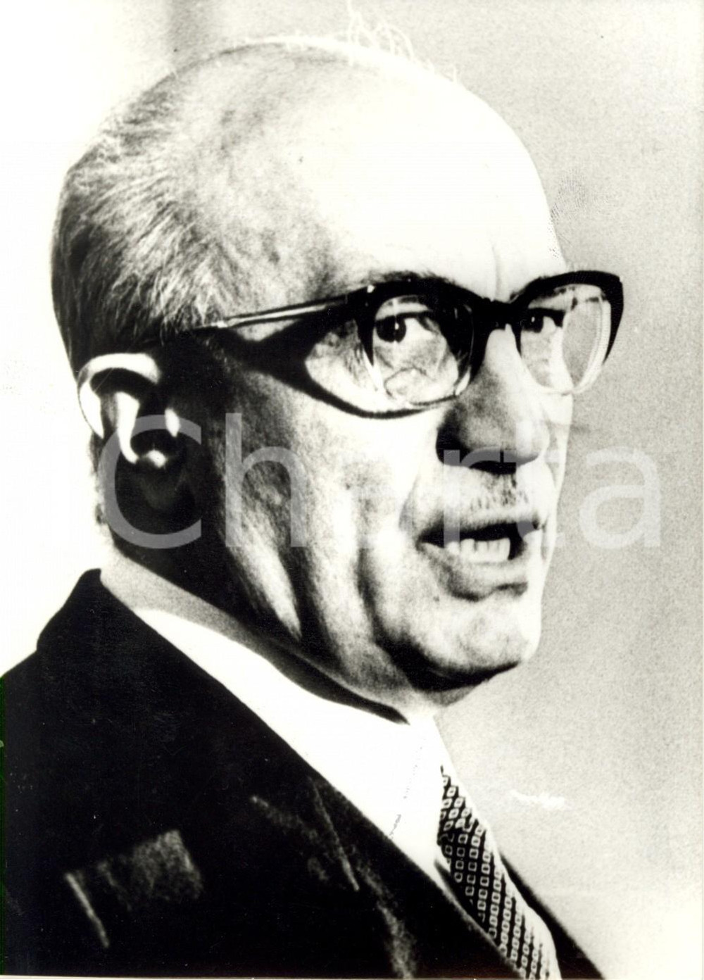 Fotografia d epoca originale 1982 ROMA Amintore FANFANI presidente del Senato della Repubblica Foto 1