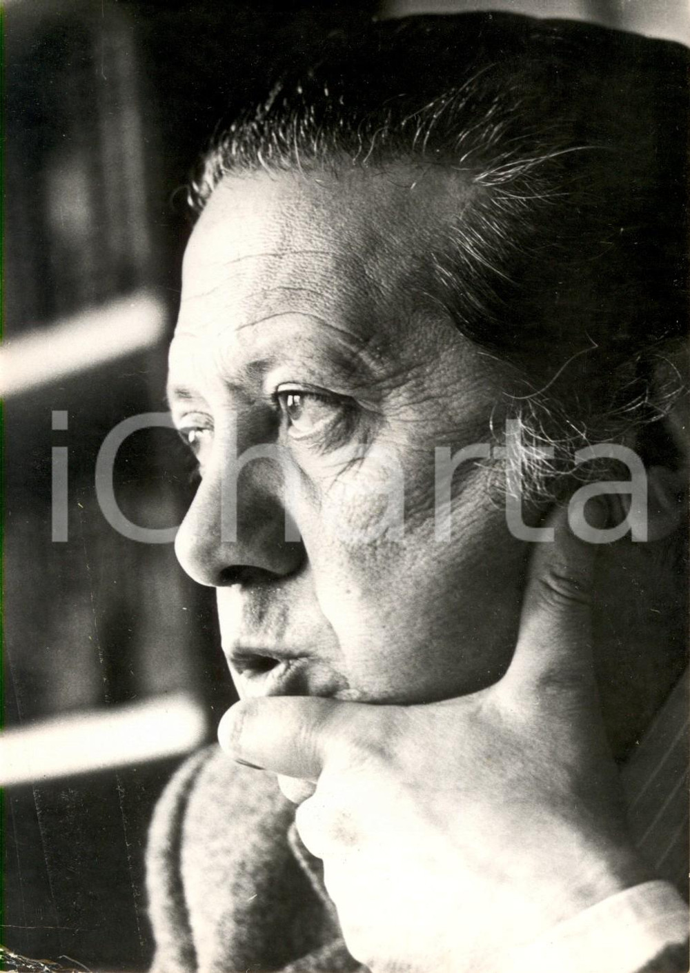 Fotografia d epoca originale 1970 ca LISBONA ? Ritratto del militante socialista Mario SOARES Fotografia 1