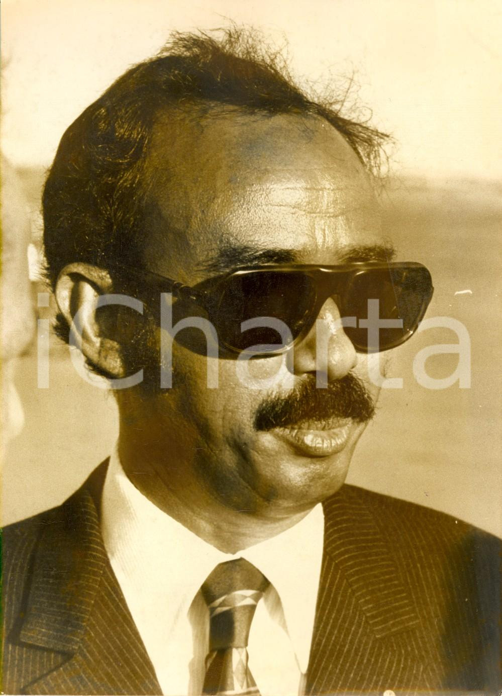 Fotografia d epoca originale 1968 GIBUTI Ritratto di Ali AREF presidente AFARS E ISSAS Fotografia 1