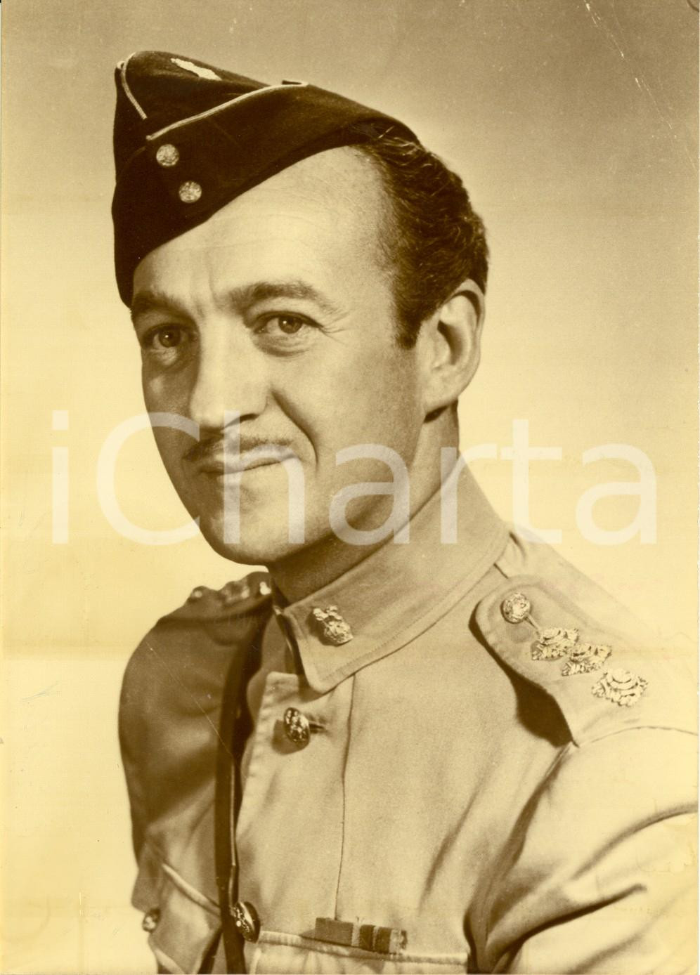 Fotografia d epoca originale 1950 ca PARIS F Ritratto dell attore David NIVEN film I tre soldati Foto 1