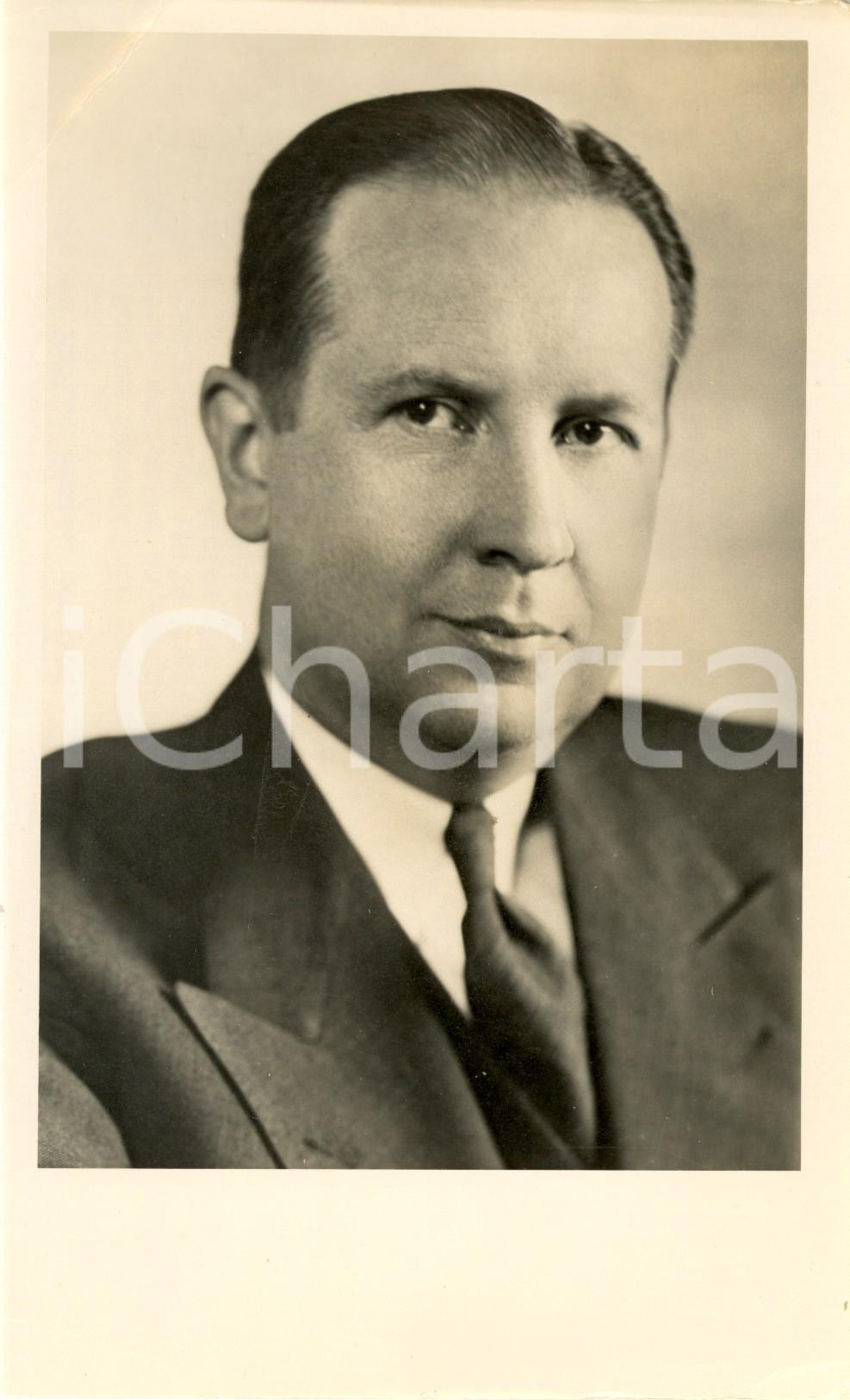 Fotografia d epoca originale 1948 USA Portrait of Leonard SCHEELE surgeon general of Public Health Service 1
