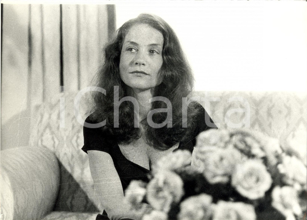 Fotografia d epoca originale 1991 FESTIVAL DI CANNES Isabelle HUPPERT nel film MALINA in concorso Fotografia 1