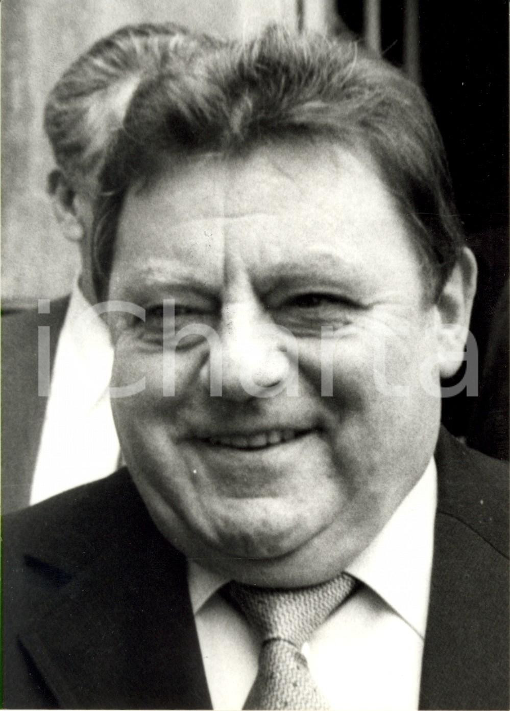 Fotografia d epoca originale 1983 BERLIN Il presidente della BAVIERA Franz Josef STRAUSS Foto ritratto 1