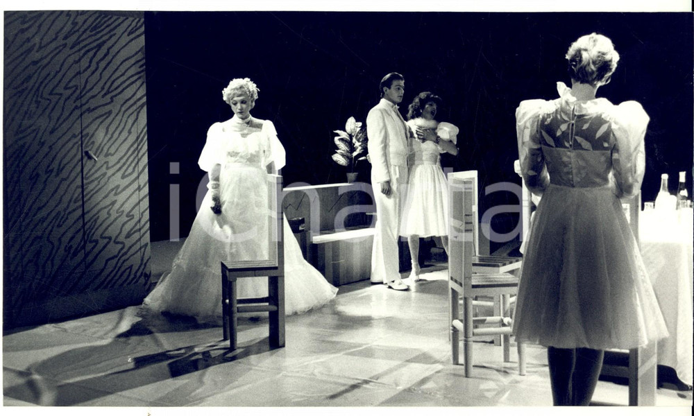 Fotografia d epoca originale 1986 STRASBOURG OpÃ©ra National du RHIN Spettacolo BRECHT in alsaziano Foto 1