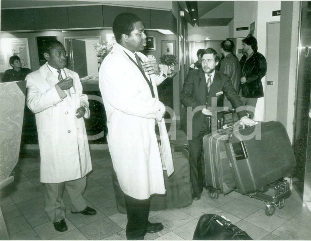 Fotografia d epoca originale 1993 COLMAR F Delegazione del TOGO a conferenza sulla climatologia Fotografia 1