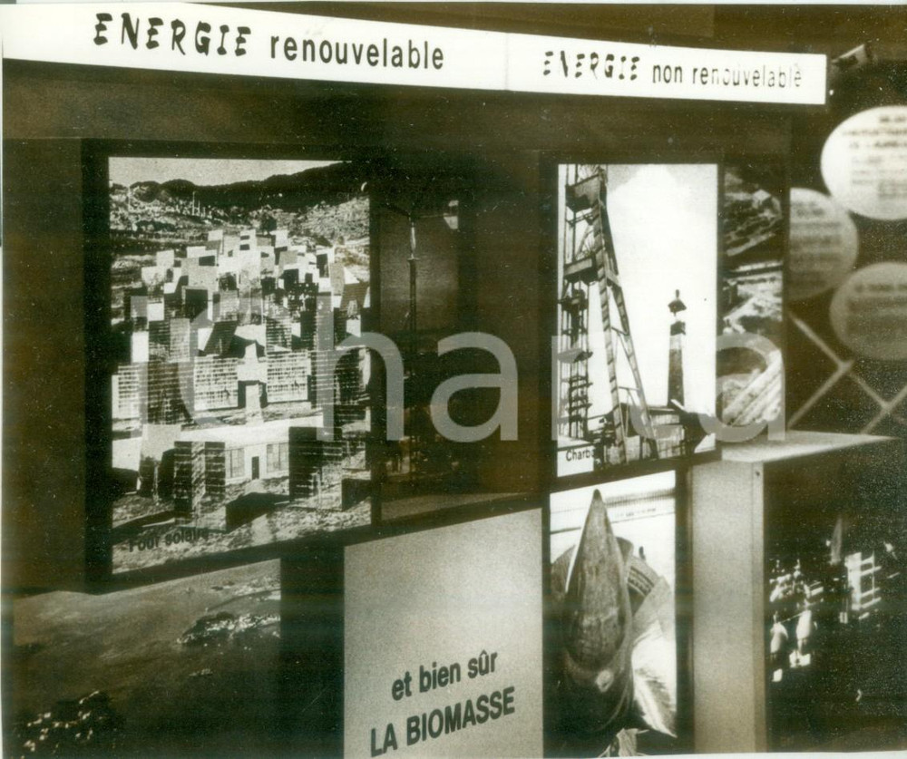 Fotografia d epoca originale 1981 MULHOUSE F Padiglione energia rinnovabile alle JournÃ©es d Octobre Foto 1