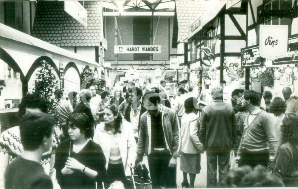 Fotografia d epoca originale 1984 MULHOUSE F Mercatini Hardt Viandes alle JournÃ©es d Octobre Fotografia 1