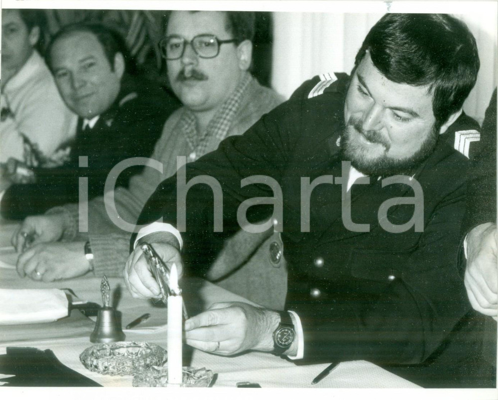 Fotografia d epoca originale 1988 COLMAR FRANCE Assegnazione premi per la caccia Fotografia 1