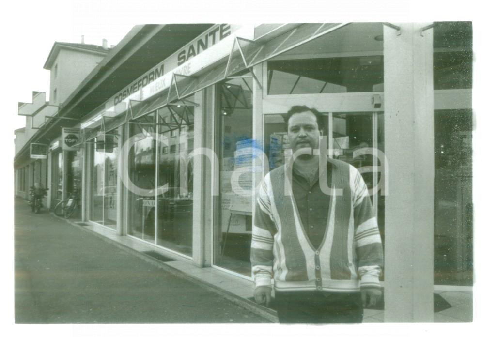 Fotografia d epoca originale 1992 SCHILTIGHEIM FRANCE Farmacista alla Cosmeform SantÃ© Fotografia 1