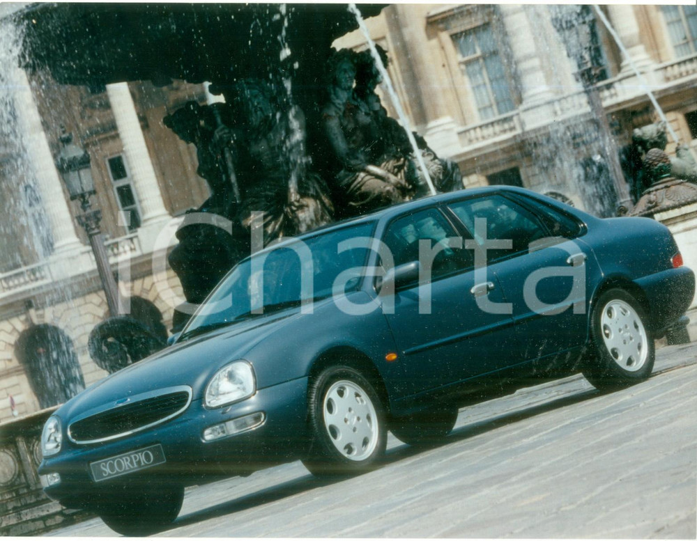 Fotografia d epoca originale 1994 FRANCE Ford SCORPIO GHIA 24V Fotografia seriale pubblicitaria 1