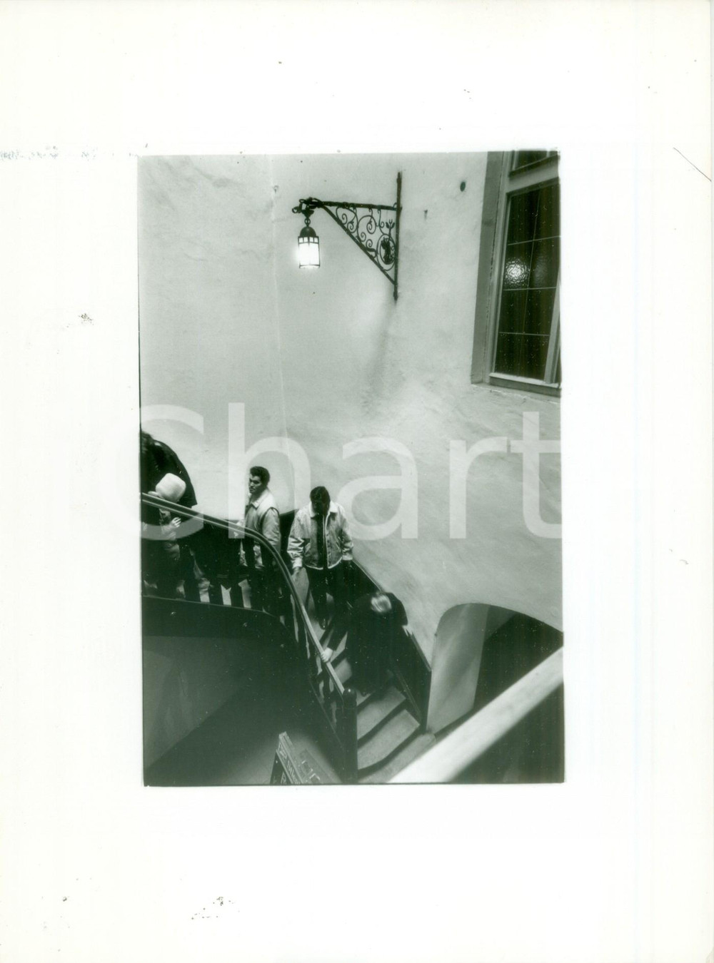 Fotografia d epoca originale 1990 ca SALZBURG AUSTRIA Casa natale di MOZART Turisti in visita Fotografia 1