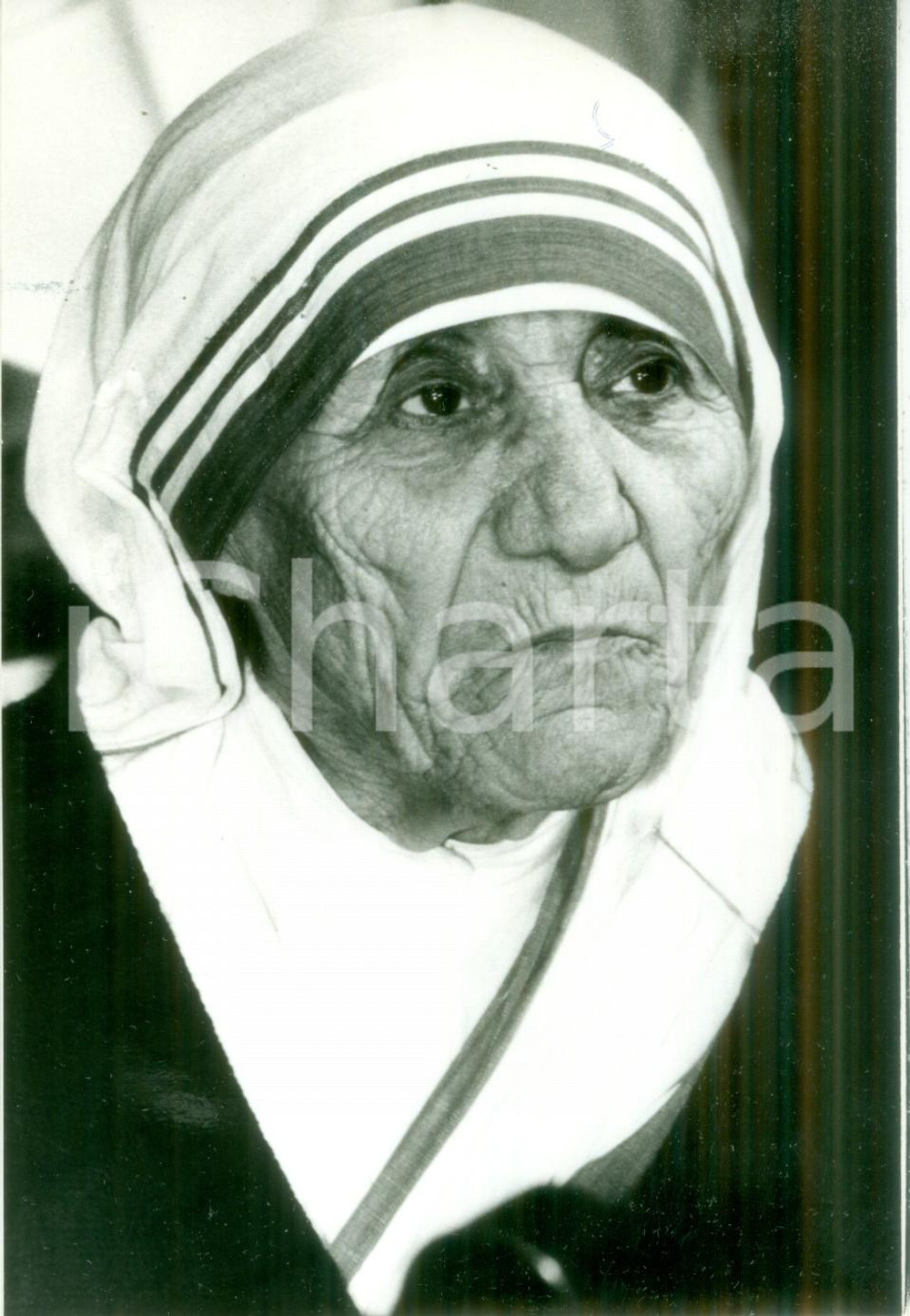 Fotografia d epoca originale 1989 Madre Teresa di CALCUTTA prima del ricovero Fotografia 1