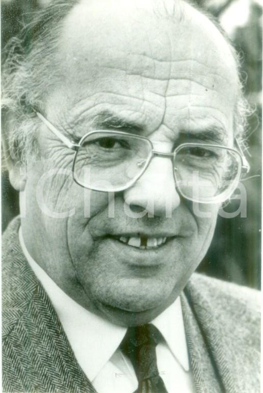 Fotografia d epoca originale 1985 ca FRANCE Politico Henri GOETSCHY Ritratto Fotografia cm 6 x 10 1