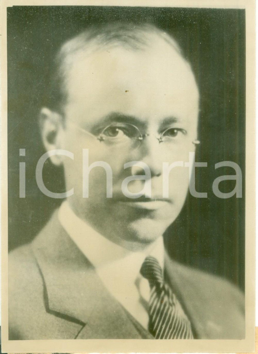 Fotografia d epoca originale 1939 WASHINGTON USA Senatore Robert TAFT candidato a elezioni presidenziali 1