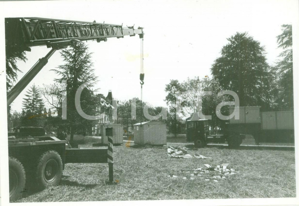Fotografia d epoca originale 1982 STRASBOURG FRANCE Parc du ChÃ¢teau de PourtalÃ¨s Ã  la ROBERTSAU Fotografia 1