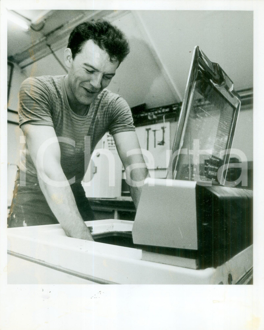 Fotografia d epoca originale 1991 FRANCE ElectromÃ©nager et rÃ©cuperation Fotografia pubblicitaria 1