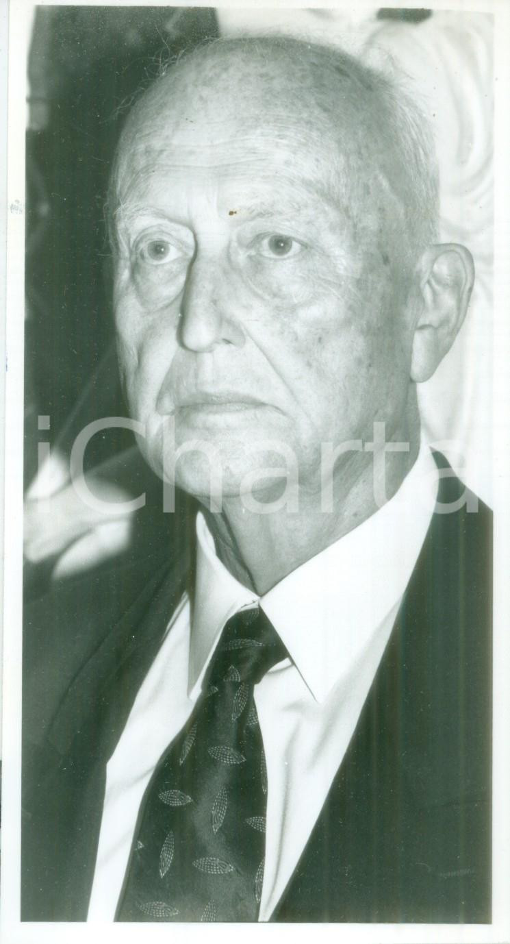 Fotografia d epoca originale 1991 PARIS FRANCE Ritratto del politico Pierre PFLIMLIN Fotografia 1