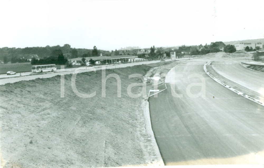 Fotografia d epoca originale 1995 COLMAR FRANCE Costruzione della nuova circonvallazione Fotografia 1