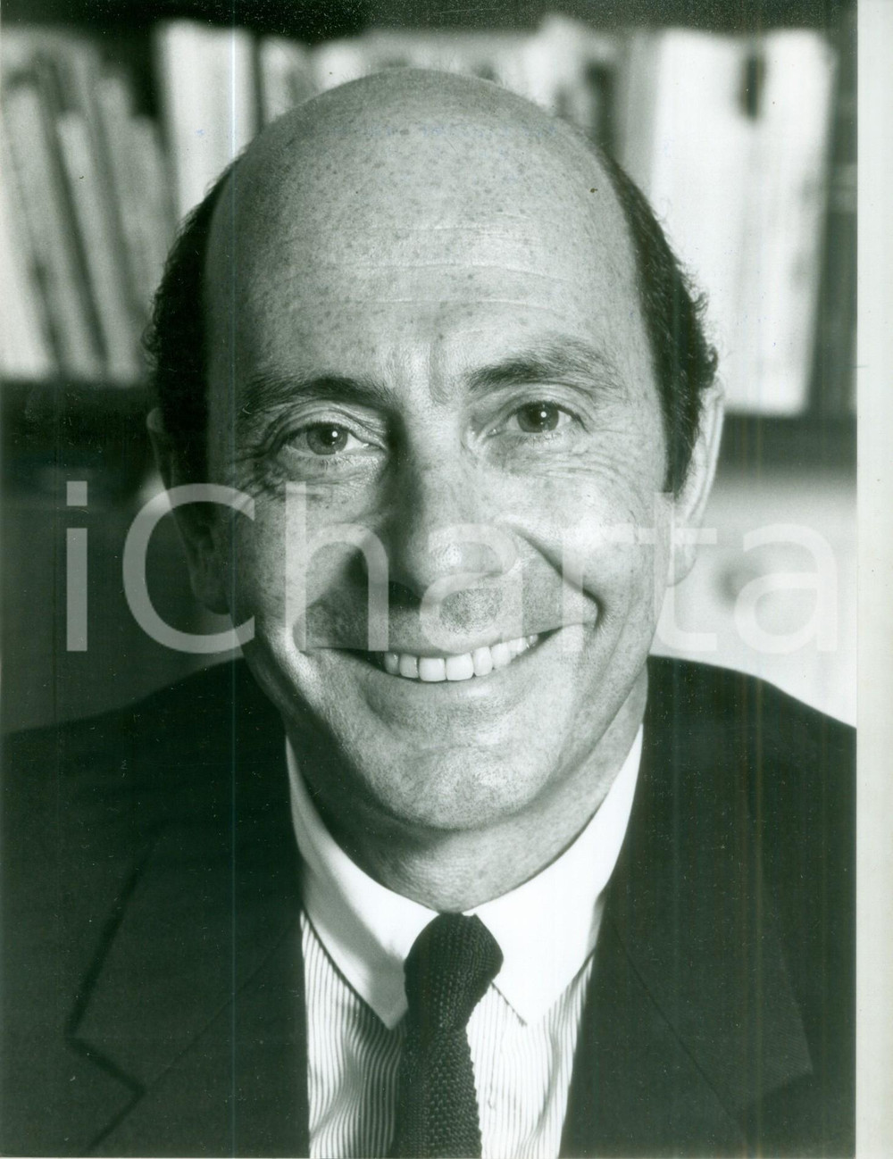 Fotografia d epoca originale 1990 ca BONN DE Ministro Manfred WORNER Ritratto Fotografia 1