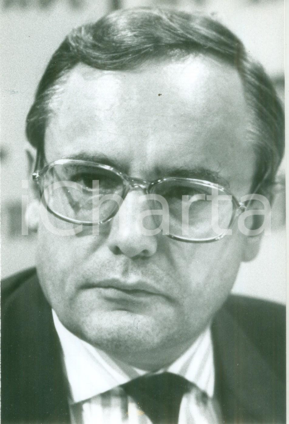 Fotografia d epoca originale 1991 PARIS FRANCE Jacques BARROT Presidente UDC AssemblÃ©e Nationale Fotografia 1