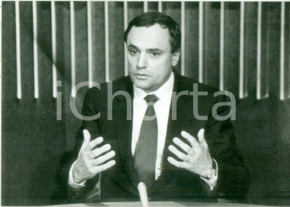 Fotografia d epoca originale 1979 PARIS Jacques BARROT nouveau Ministre de la SantÃ© Fotografia 1