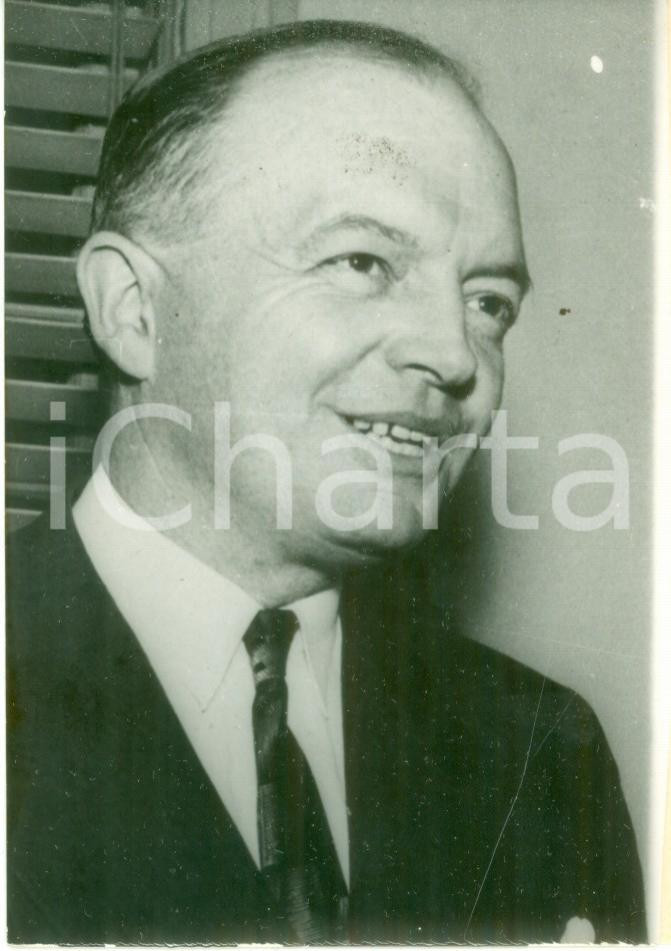 Fotografia d epoca originale 1952 WASHINGTON USA Harold STASSEN Direttore Mutual Security Administration 1