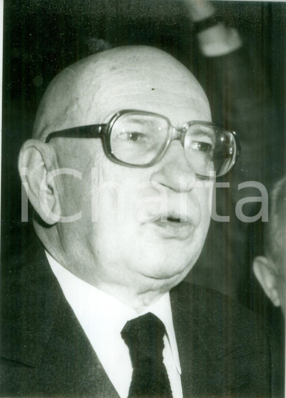 Fotografia d epoca originale 1978 PARIS FRANCE Edgar FAURE candidato a presidenza AssemblÃ©e Nationale FOTO 1