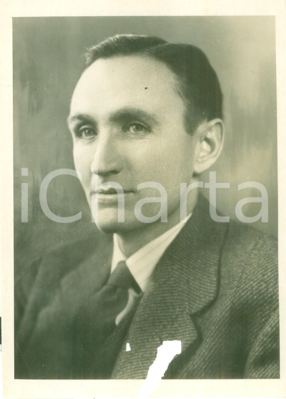 Fotografia d epoca originale 1951 WASHINGTON USA Mike MANSFIELD Deputato del Congresso del MONTANA Foto 1