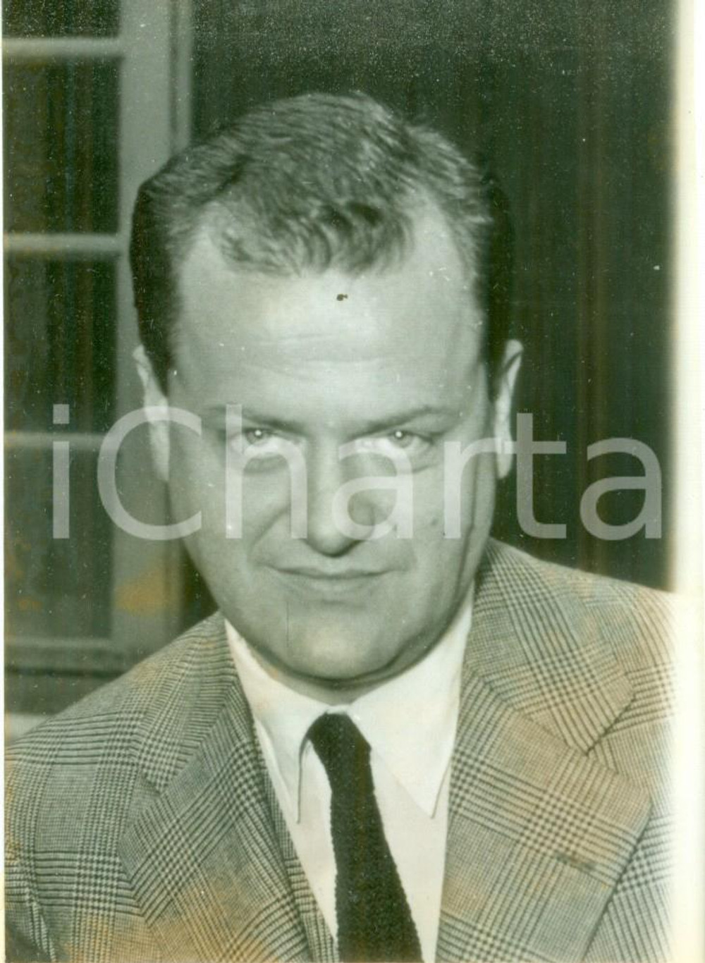 Fotografia d epoca originale 1958 PARIS FRANCE Olivier GUICHARD Directeur adjoint cabinet DE GAULLE Foto 1