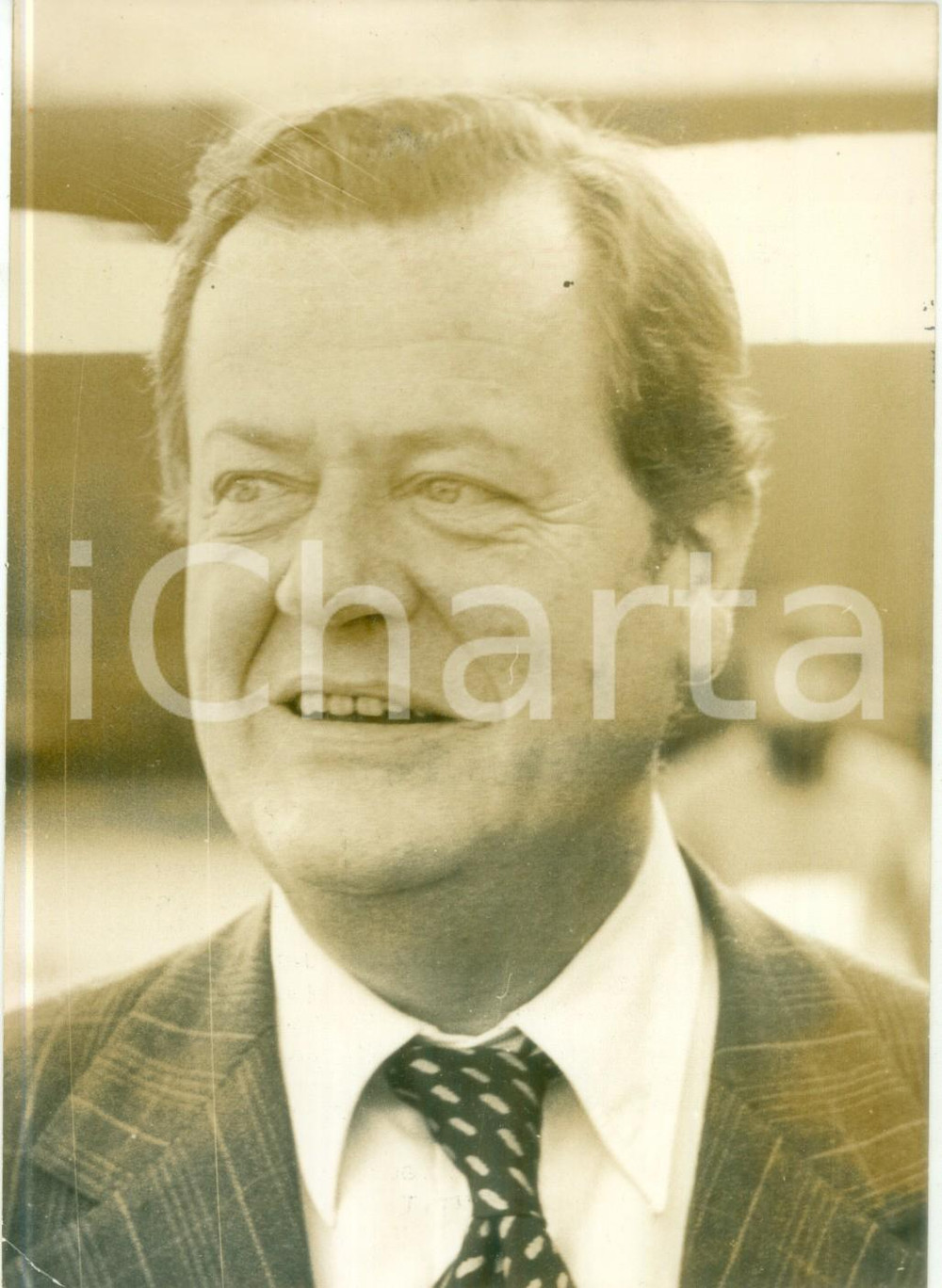 Fotografia d epoca originale 1975 PARIS FRANCE Olivier GUICHARD DÃ©putÃ© LOIRE Atlantique Fotografia 1
