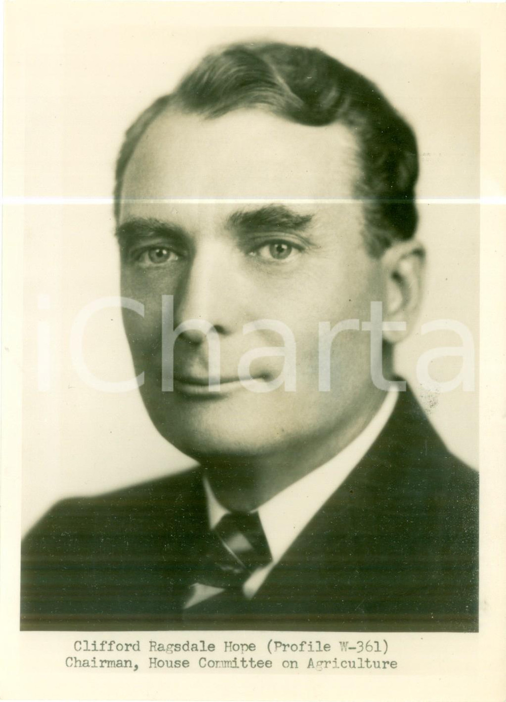 Fotografia d epoca originale 1945 ca USA Clifford Ragsdale HOPE House Committee on Agriculture Fotografia 1