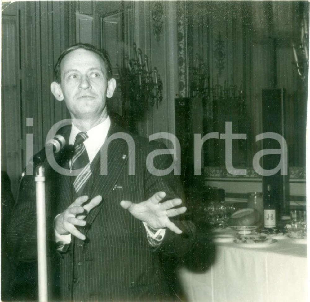 Fotografia d epoca originale 1975 PARIS Robert GALLEY Ministre de l Equipement Fotografia 1