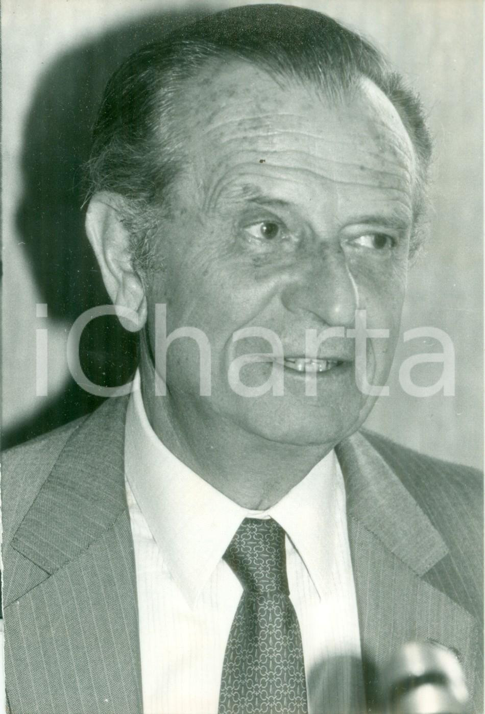 Fotografia d epoca originale 1990 PARIS Jean LECANUET in partenza per il GOLFO Fotografia 1