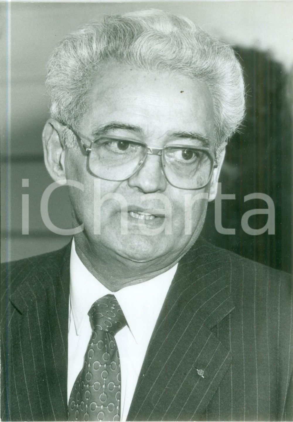 Fotografia d epoca originale 1972 PARIS Giornalista Pierre SABBAGH Commission Communication et LibertÃ© Foto 1